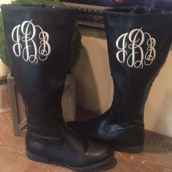 Monogrammed Initials JBB Boots 8 - Picture 2 of 8